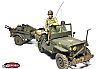 Willys MB JEEP with trailer (314)