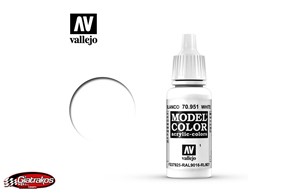 Acrylic Color White - Vallejo (70951)