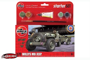 Willys MB Jeep 1:72 Starter Set (55117)