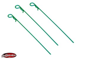 Anodized Body Clips Green 5532