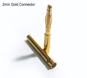 Gold Connectors 2mm