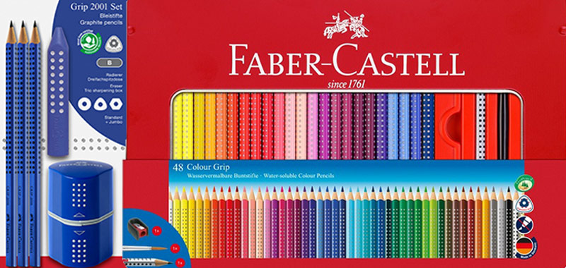 Μολύβια, γόμες, ξύστρες στυλό faber castell