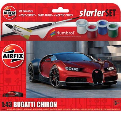 Bugatti Chiron Starter Set Airfix A55005 